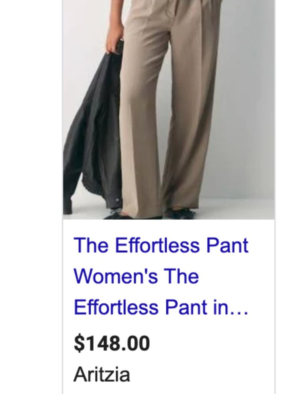 Aritzia Effortless Pant, NWT